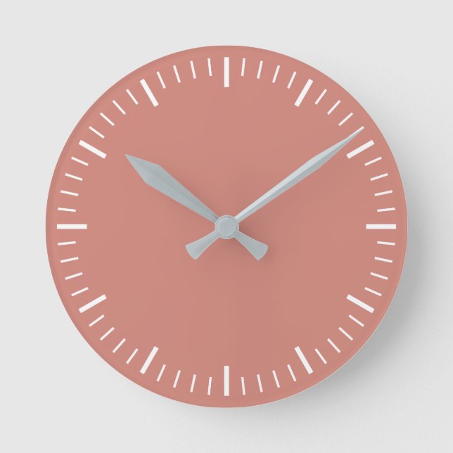 Ronde Horloge Mur Rose Sale (Recto)