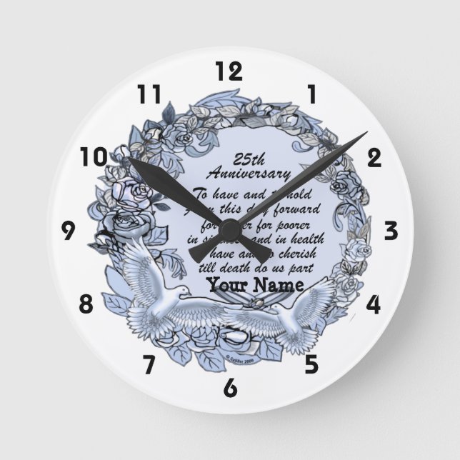 Ronde Horloge pour les Noces d'Argent (Recto)