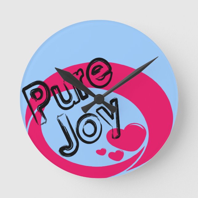 Ronde Horloge pure de joie (Recto)