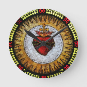 Ronde Horloge sacrée de coeur