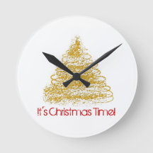 Horloge saisonnière de Noël