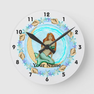 Ronde Horloge Sirène de Lune