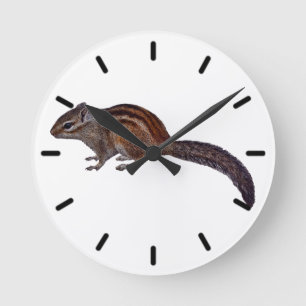 Ronde Horloge Tamia (Choisissez la couleur)