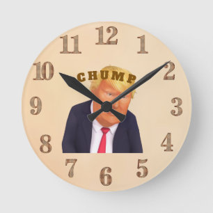 Ronde Horloge Trump/Crétin