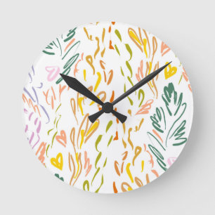 Ronde Horloge verts forestiers
