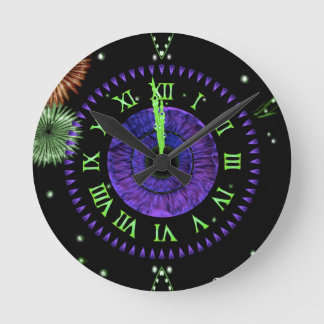 Ronde Horloge Violet de Minuit