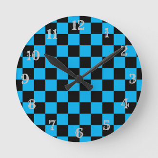 Ronde "Ichimatsu" À damiers horloge motif japonaise