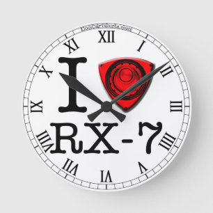 Ronde J'aime le moteur rotatoire - horloge