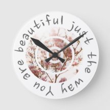 Le cadeau parfait pour elle - horloge avec une cit