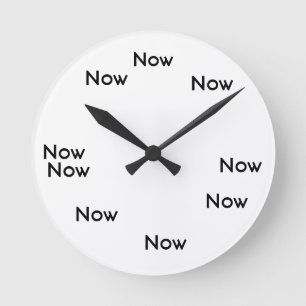 Ronde Le moment est maintenant horloge