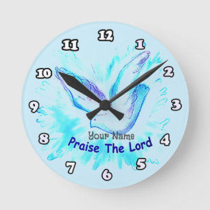 Ronde Louez le Seigneur horloge chrétienne