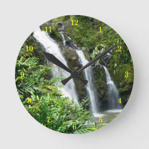 Ronde Magnifique Décor Extérieur Horloge Mur
