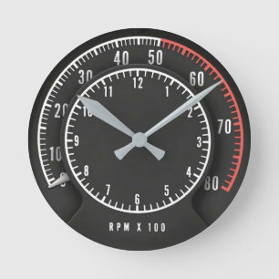 Ronde Mopar - Chargeur De Dodge Tic Toc Tach Horloge Ron