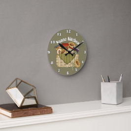 Ronde Nanas Cuisine amusante nourriture murale horloge