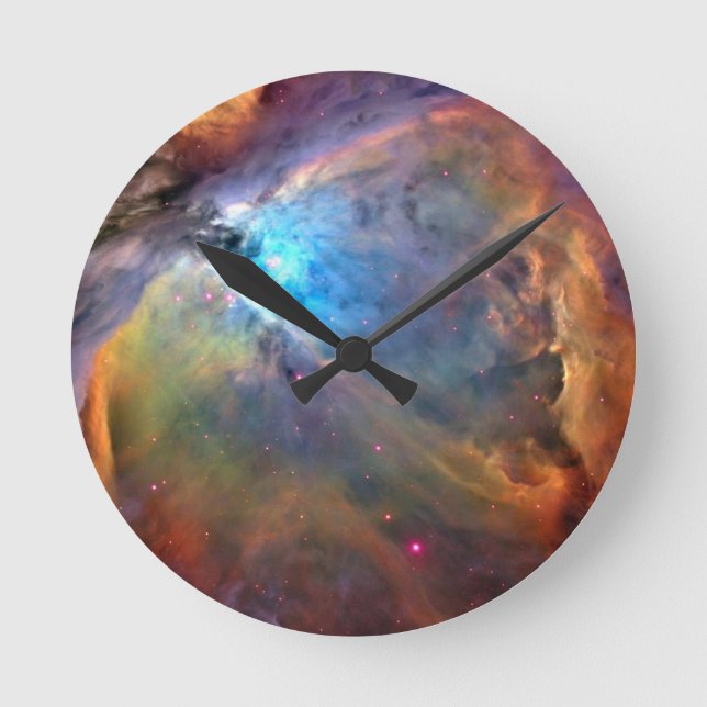 Ronde Orion Nebula Space Galaxy Horloge (Recto)