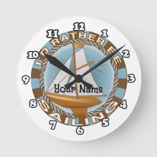 Ronde Plutôt voile Voilier Horloge bateau