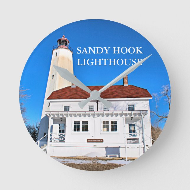Ronde Sandy Hook Lighthouse, horloge du New Jersey (Recto)