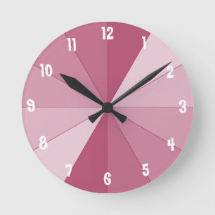 Ronde Sélectionnez votre propre horloge de couleur pour