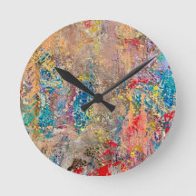 Serpent Peau Mur Horloge Subtile mais gras Vibrant