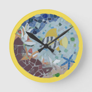 Ronde Sous le monde de l'eau Moonfish Mosafish Horloge m
