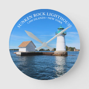 Ronde Sunken Rock Lighthouse, horloge de New York
