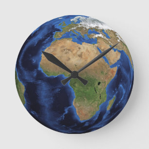 Ronde Tour de planète Terre horloge