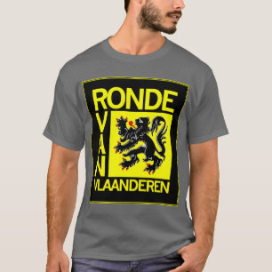 Ronde Van Vlaanderen Vintage-Radrennen-Werbung T-Shirt