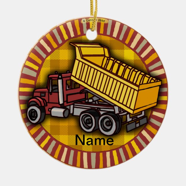 Rondo Dump Truck Keramik Ornament (Vorne)