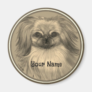 Rondo Pekingese Hundemagnet Magnet