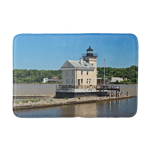 Rondout Creek Lighthouse, New York Bath Mat Badematte (Vorderseite)