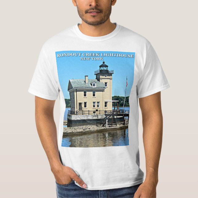 Rondout Creek Lighthouse, New Yorker T - Shirt (Vorderseite)