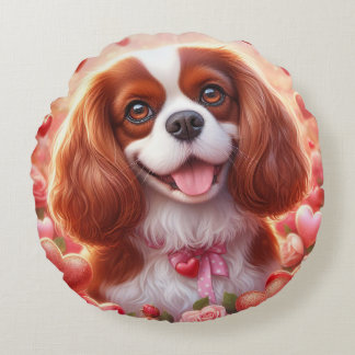 Ronds Adorable Coeurs Coussins de chiots