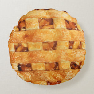 Ronds Funny Coussins de nouveautés Apple Pie