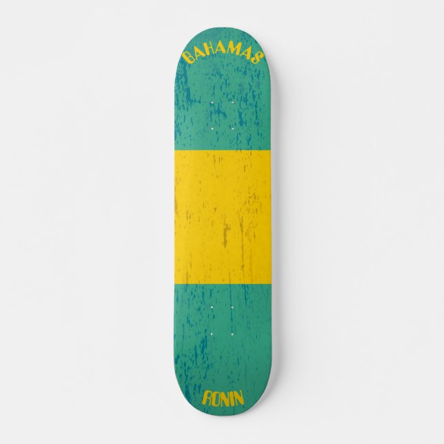 RONIN Bahamas Apex Pro Flag Skateboard Deck (Vorne)