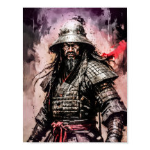 Ronin Samurai Kriegerfarbe zeichnend