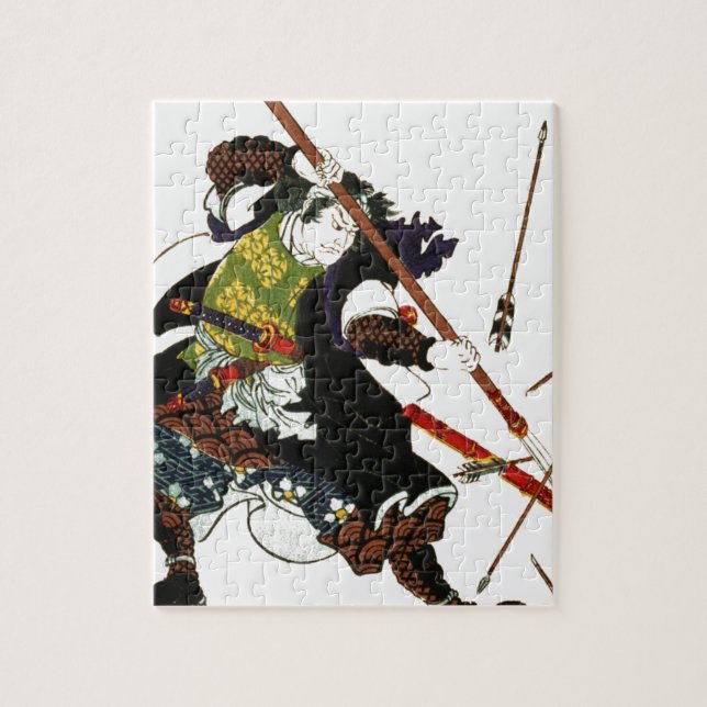 Ronin Samurais, die Pfeil-Japaner-Japan-Kunst (Vertikal)