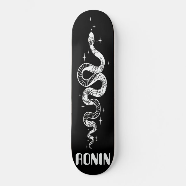 RONIN Snake Plan Whiteout Reverse Skateboard Deck (Vorderseite)