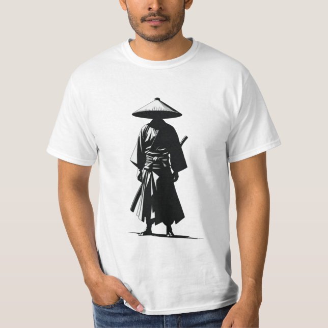 Ronin Spirit - Minimalist Samurai T-Shirt (Devant)