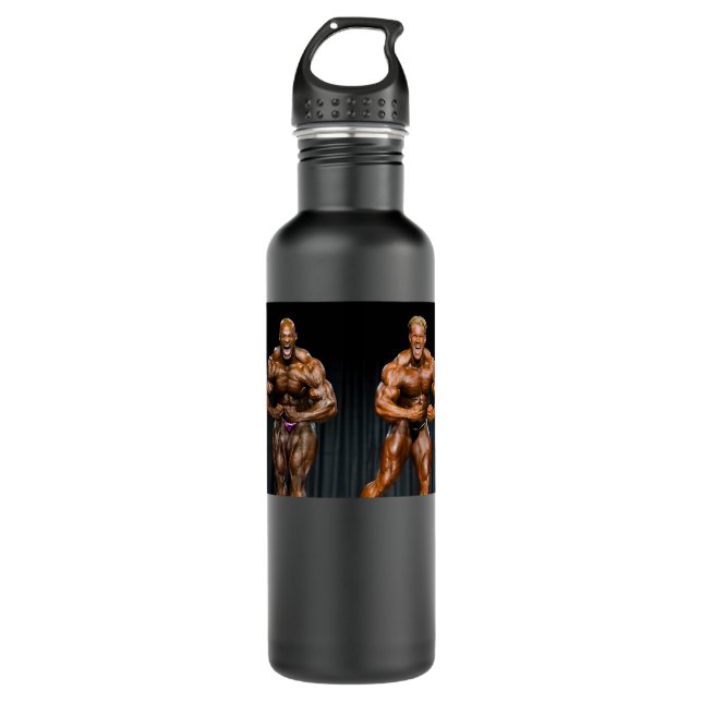 Ronnie Coleman VS Jay Cutler Classic T Shirt Edelstahlflasche (Vorderseite)