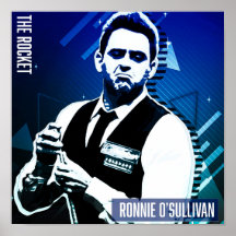 Ronnie O'Sullivan carré Poster Paper (Matte)