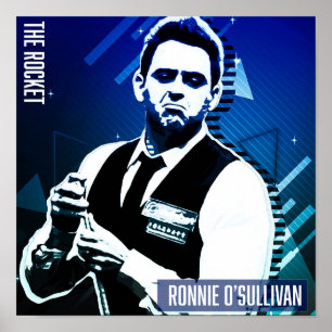 Ronnie O'Sullivan Quadrat Poster Paper (Matte)
