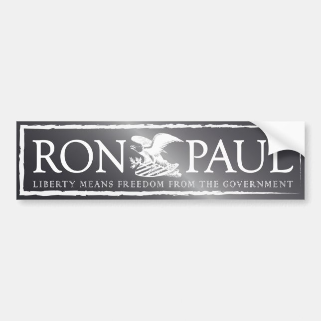 RonPaul2012 Autoaufkleber (Vorne)