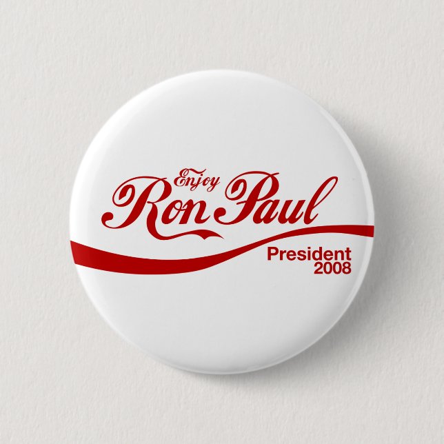 RonPaulEnjoy2008 Button (Vorderseite)