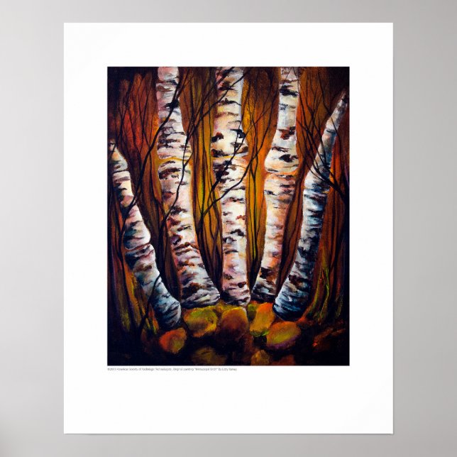 Röntgen Cover Art - Metacarpal Birch von L. Rainey Poster (Vorne)