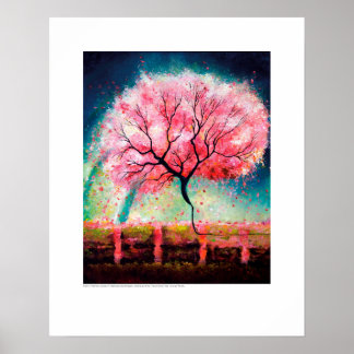 Röntgen-Deckkunst - Renal Cherry Tree von L. Raine Poster