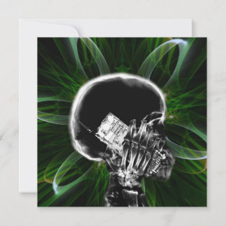 Röntgen-Fraktal-Blume Smartphone Skeleton - Green