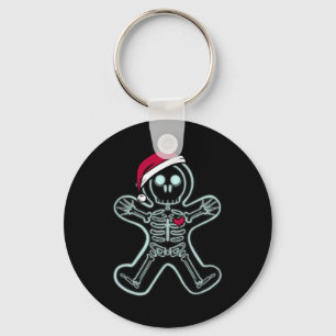 Röntgen Gingerbread Man Skeleton Christmas Nurse X Schlüsselanhänger