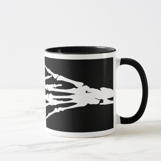 Röntgen-Knochenhandschuhe Tasse (Rechts)