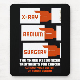 Röntgen, Radium, Chirurgie Mousepad