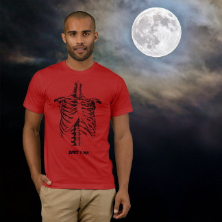 Röntgen Rib Cage Funny Halloween Anpassen T-Shirt